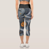 Halloween-Abend Capri Leggings (Rückseite)
