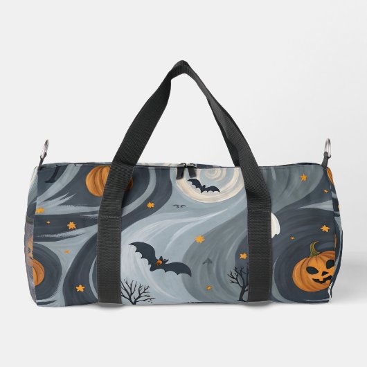 Halloween-Abend Duffle Bag (Rückseite)