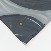 Halloween-Abend Fleecedecke (Ecke)