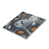 Halloween-Abend Fliese (Seite)