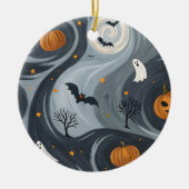 Halloween-Abend Keramik Ornament (Vorne)