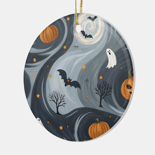 Halloween-Abend Keramik Ornament (Links)