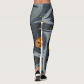 Halloween-Abend Leggings (Rückseite)