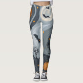 Halloween-Abend Leggings (Vorderseite)