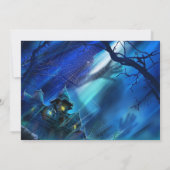 Halloween Abend Night Wedding Save the Date Einladung (Rückseite)