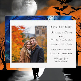 Halloween Abend Night Wedding Save the Date Einladung