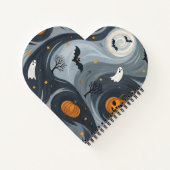 Halloween-Abend Notizblock (Rückseite)