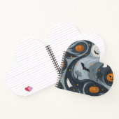 Halloween-Abend Notizblock (Innenseite)