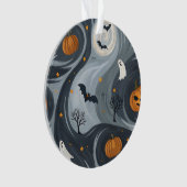 Halloween-Abend Ornament (Vorderseite)