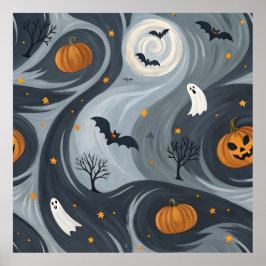 Halloween-Abend Poster