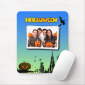 Halloween Abenddämmerung mit Hexenrahmen hinzufüge Mousepad (Mit Mouse)