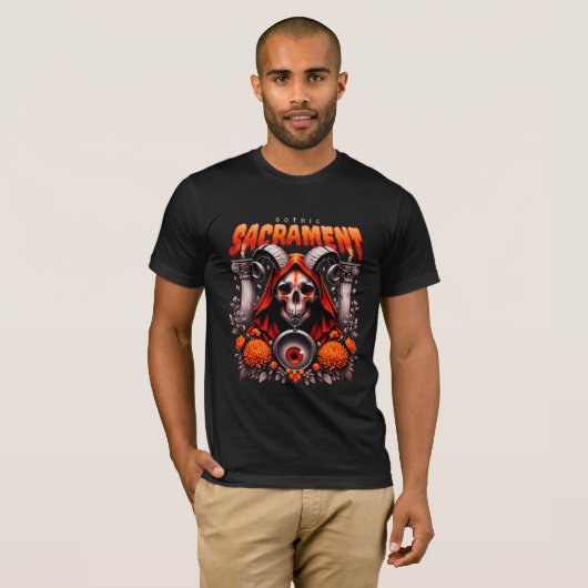Halloween-Abendgotik T-Shirt (Vorne ganz)