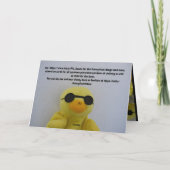 Halloween-Abenteuer. Grußkarte Karte (Rückseite)