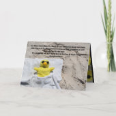 Halloween-Abenteuer. Grußkarte Karte (Rückseite)