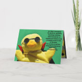 Halloween-Abenteuer. Grußkarte Karte (Rückseite)