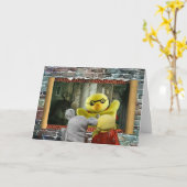 Halloween-Abenteuer. Grußkarte Karte (Gelbe Blume)