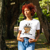 HALLOWEEN, ABER ERSTE KAFFEE | SKELETON GETINNEN T-Shirt