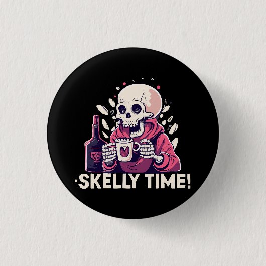halloween aber seine geschmeidige Zeit Button (Vorderseite)