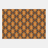 Halloween Abstrakt Pattern Set 3 Geschenkpapier Set (Vorderseite)