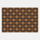 Halloween Abstrakt Pattern Set 5 Geschenkpapier Set (Vorderseite)