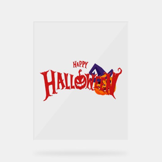 halloween acrylschild (Vorderseite)