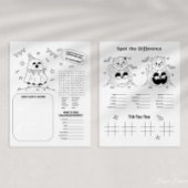 Halloween Activity Worksheet für Kinder Flyer