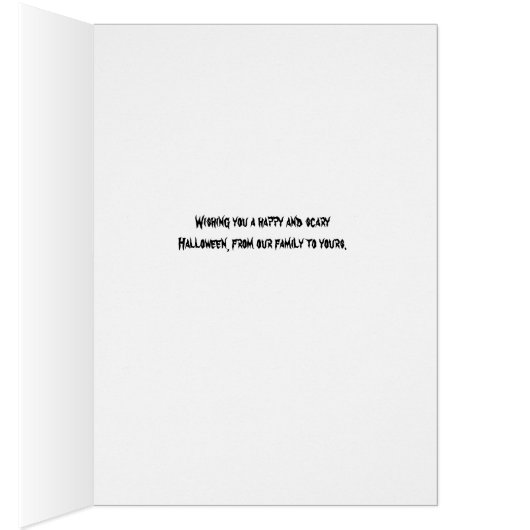 Halloween Add Your Own Family Foto (Innen (Rechts))