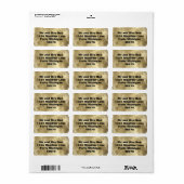 Halloween Address Labels/Moon Adressaufkleber (Vorne)