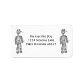 Halloween Address Labels/Mummies Adressaufkleber (Vorne)