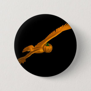 Halloween-Adler Button