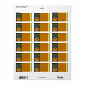 Halloween-Adresslabel Adressaufkleber (Vorne)