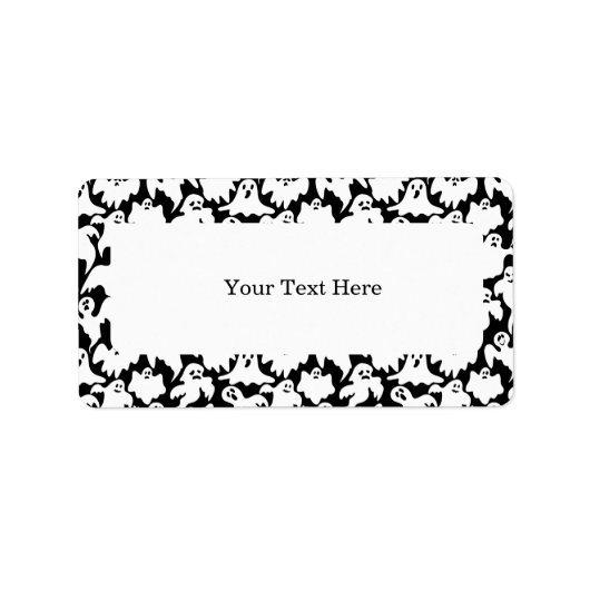 Halloween-Adresslabel Adressaufkleber (Vorne)