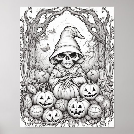 Halloween Aduloring Poster (Vorne)
