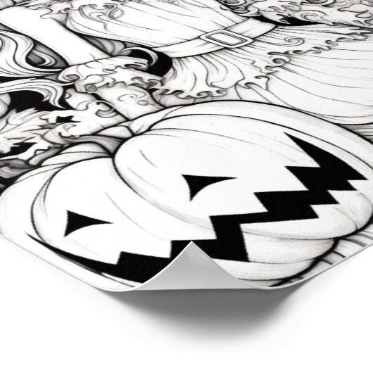 Halloween Aduloring Poster (Ecke)