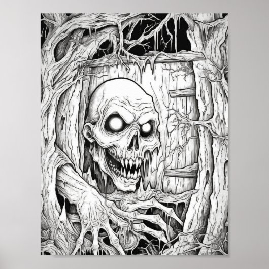 Halloween Aduloring Poster (Vorne)