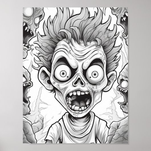 Halloween Aduloring Poster (Vorne)