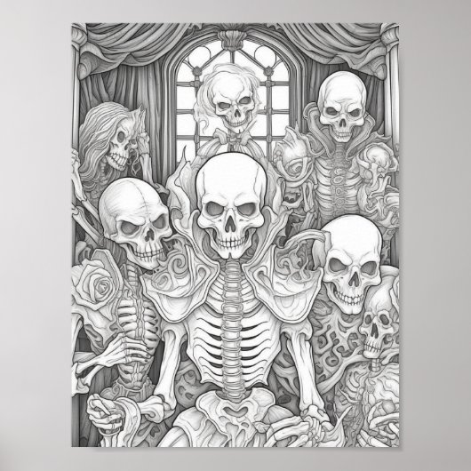 Halloween Aduloring Poster (Vorne)