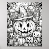 Halloween Aduloring Poster (Vorne)