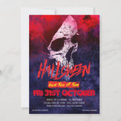 Halloween Adult Party Einladung (Vorderseite)