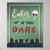 Halloween Adult Party Türe hing Willkommen Poster (Vorne)