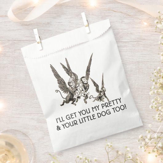 Halloween-Affenassistent von Oz Geschenktütchen (Ausgeschnitten)