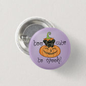 Halloween Affenpinscher Button (Vorne & Hinten)