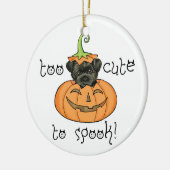Halloween Affenpinscher Keramik Ornament (Links)