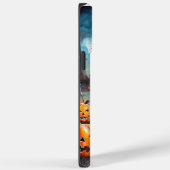 Halloween Affenpinscher mit Pumpkins Beängstigend Case-Mate iPhone Hülle (Rückseite / Rechts)