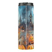 Halloween Affenpinscher mit Pumpkins Beängstigend Thermosbecher (Rückseite)