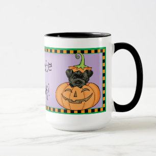 Halloween Affenpinscher Tasse