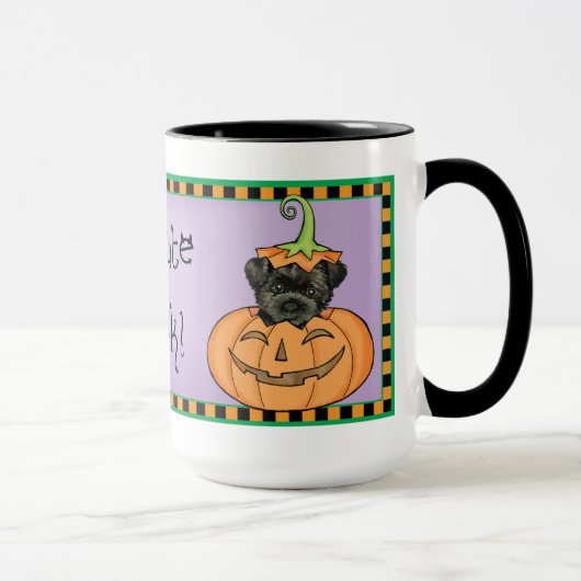 Halloween Affenpinscher Tasse (Rechts)