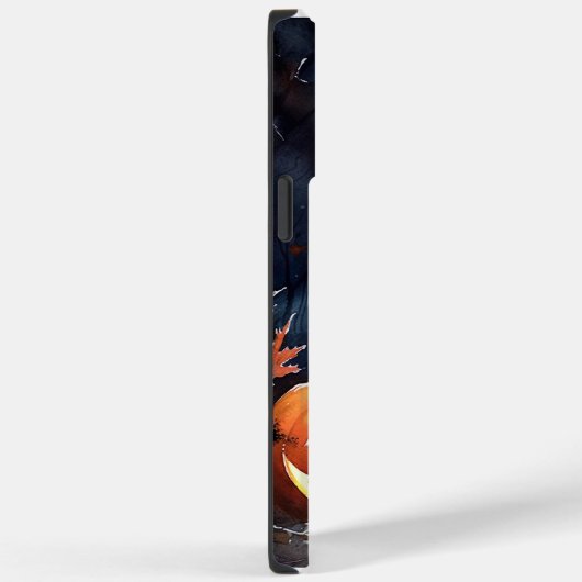 Halloween Airedale mit Pumpkins Beängstigend Case-Mate iPhone Hülle (Rückseite / Rechts)