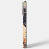 Halloween Akita mit Pumpkins Beängstigend Case-Mate iPhone Hülle (Rückseite / Links)