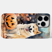 Halloween Akita mit Pumpkins Beängstigend Case-Mate iPhone Hülle (Rückseite (Horizontal))